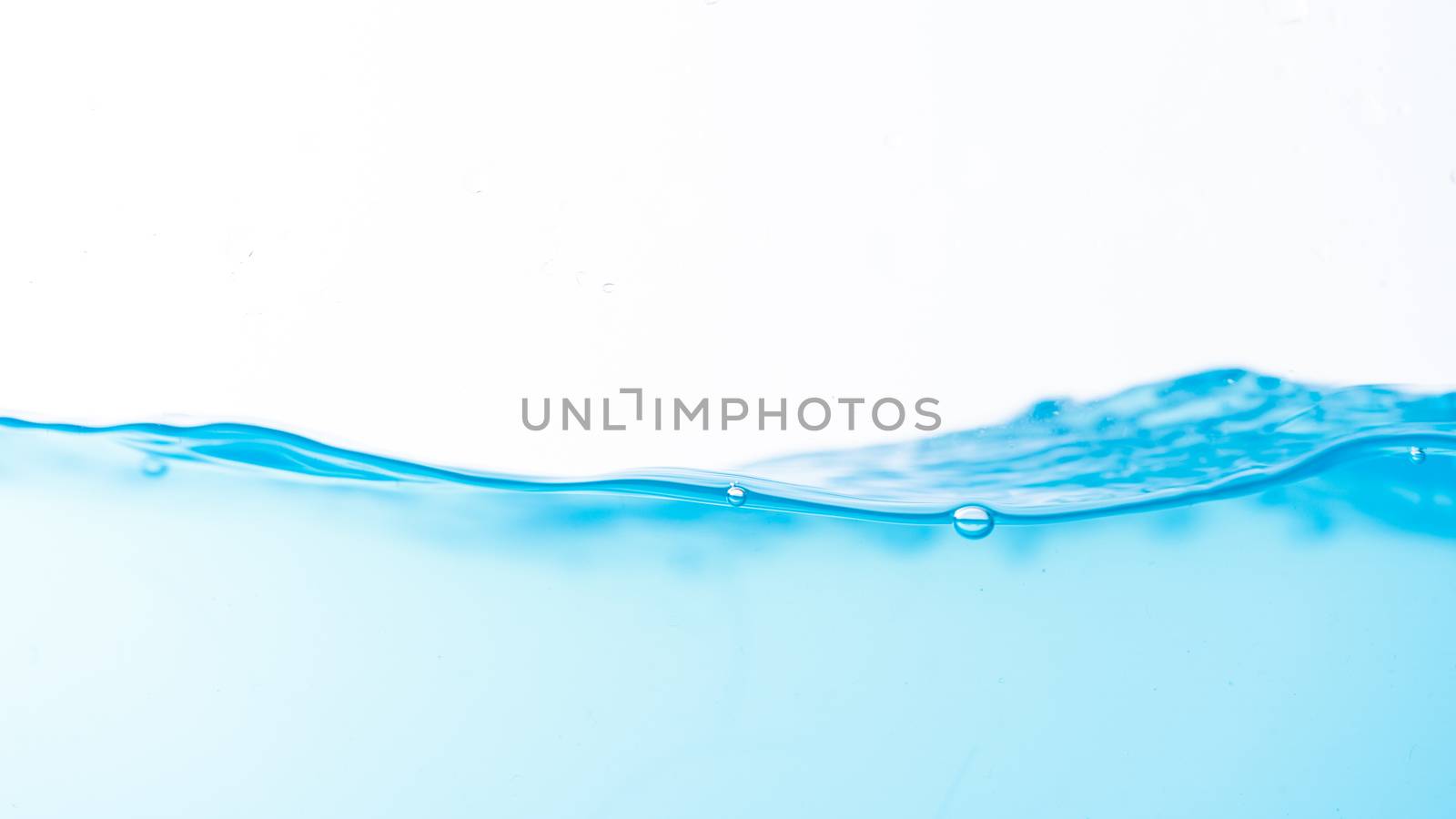 Water splash and ripple isolated on white background