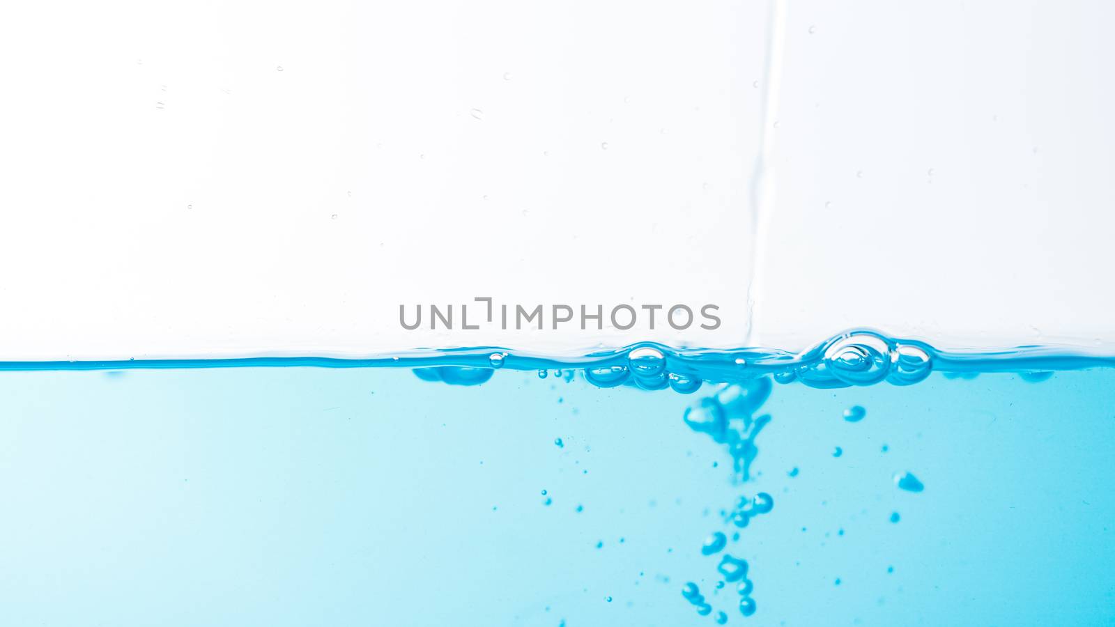 Water splash and ripple isolated on white background