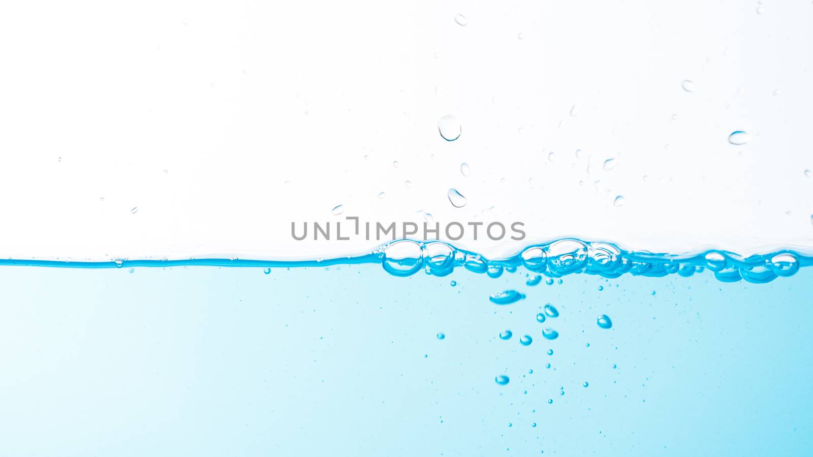 Water splash and ripple isolated on white background