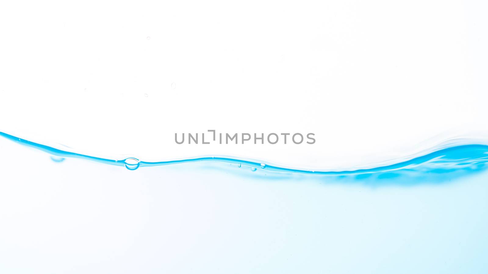Water splash and ripple isolated on white background