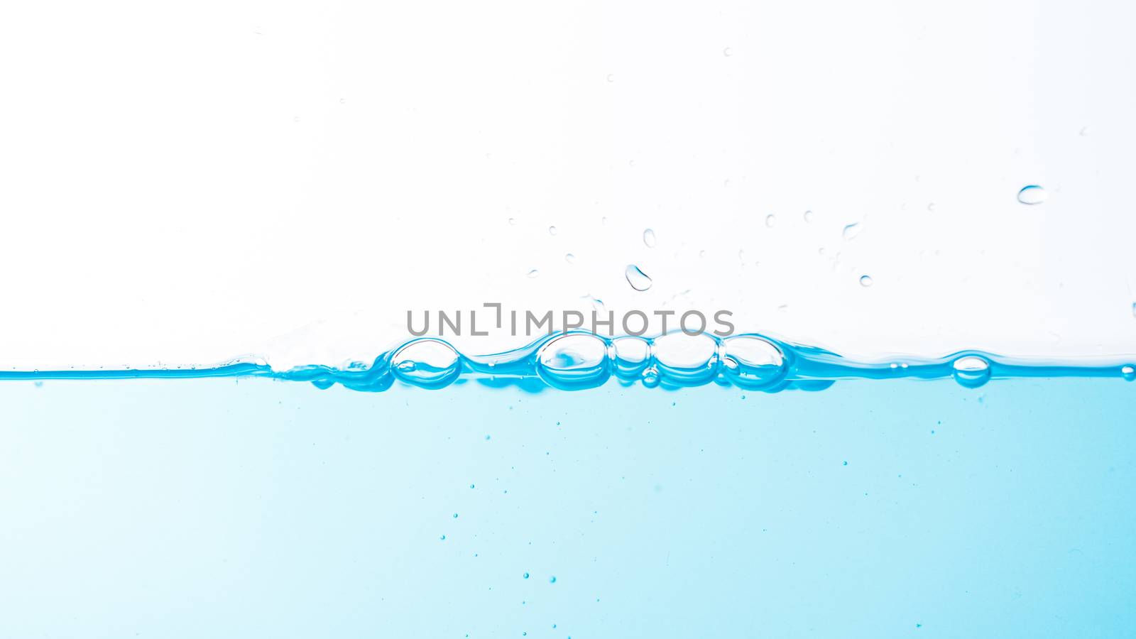 Water splash and ripple isolated on white background