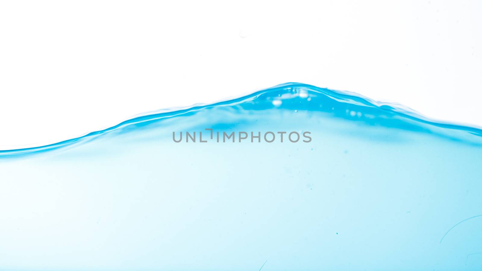 Water splash and ripple isolated on white background