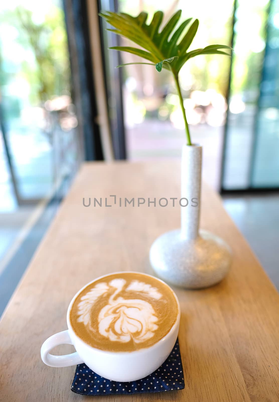 hazelnut cappuccino coffee by Nawoot