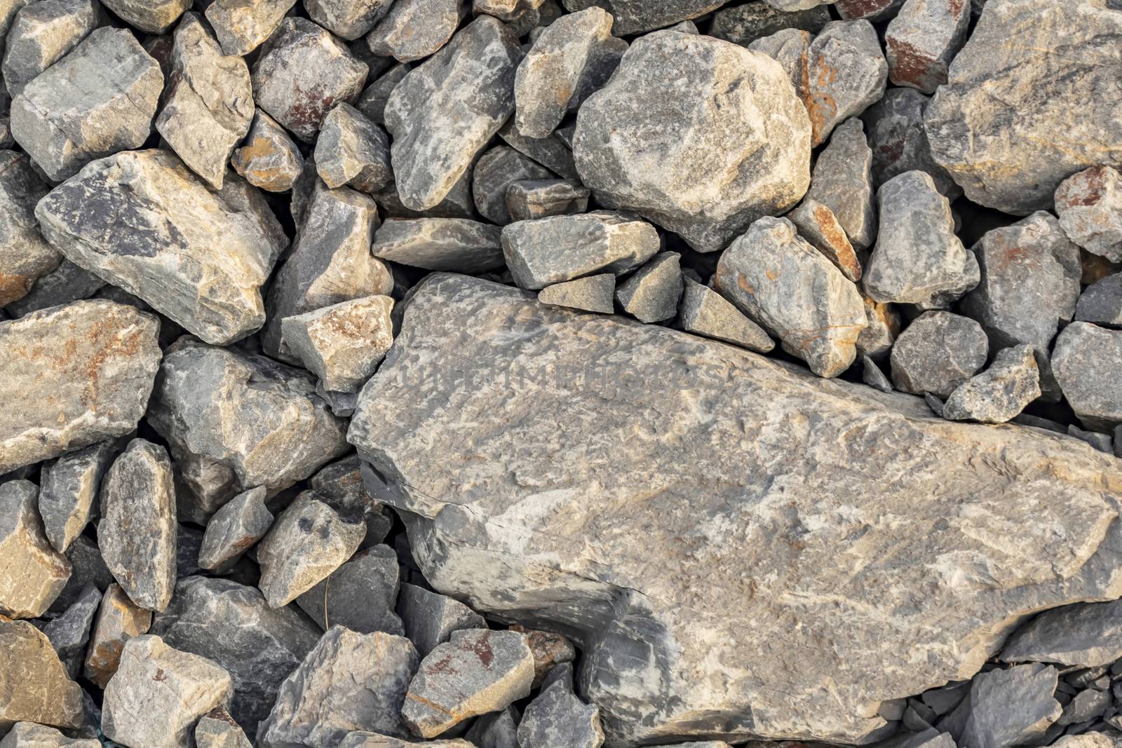 stone wall background on floor