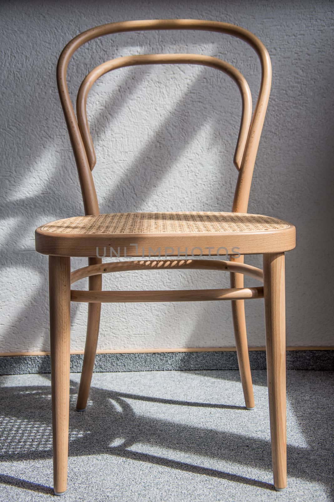 Thonet chair in beech wood and wattle
