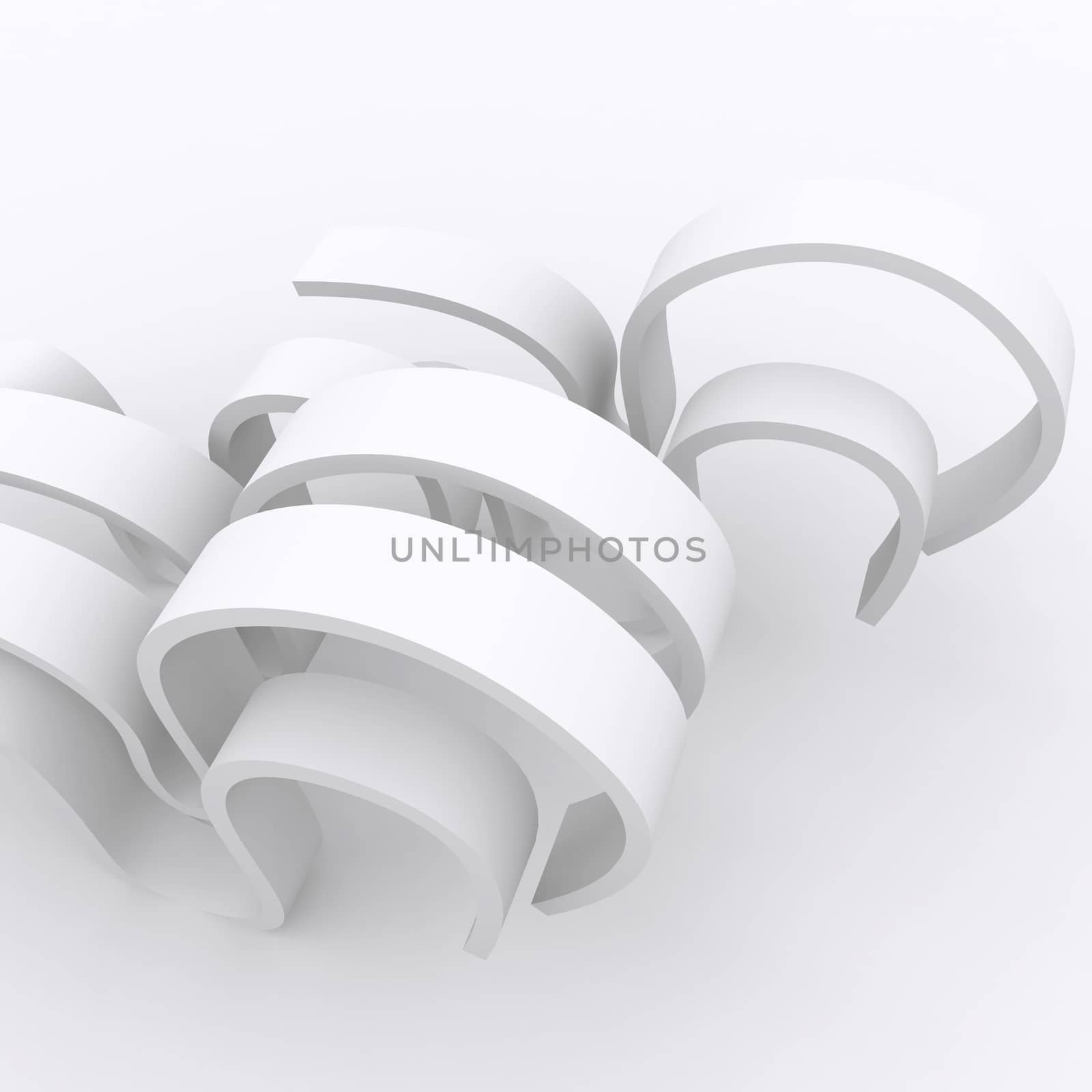 3d Rendering of White Arch Construction by vitanovski