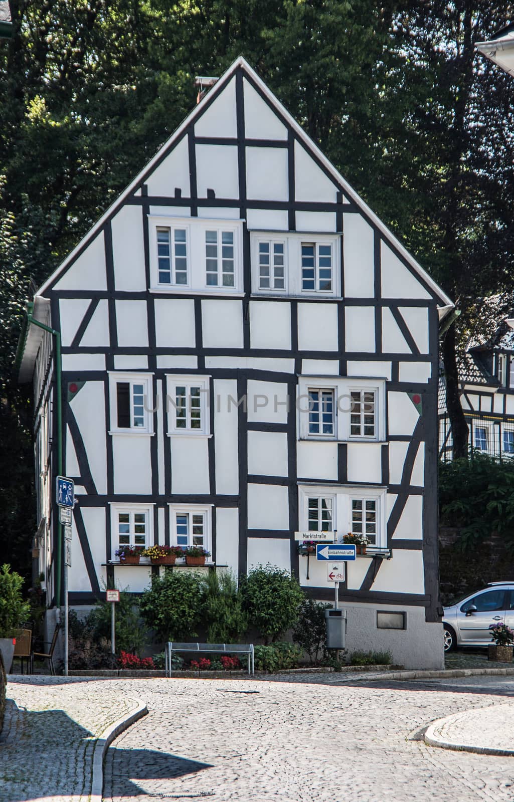 Half-timbered houses in the old town of Freudenberg