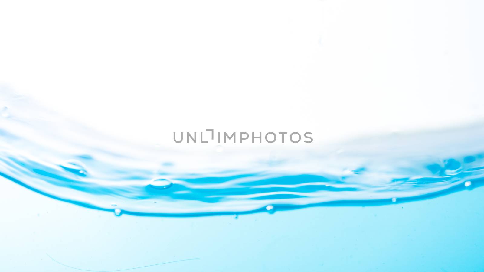 Water splash and ripple isolated on white background