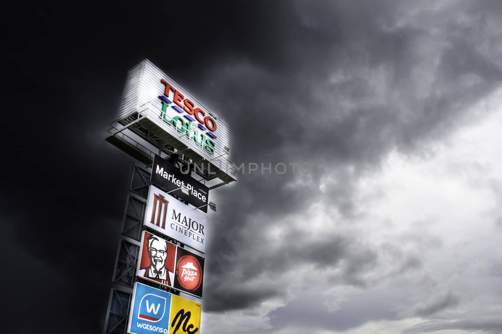 30 May 2019, Department store parking lot in Chom Thong District; Chiang Mai, Thailand. by TEERASAK