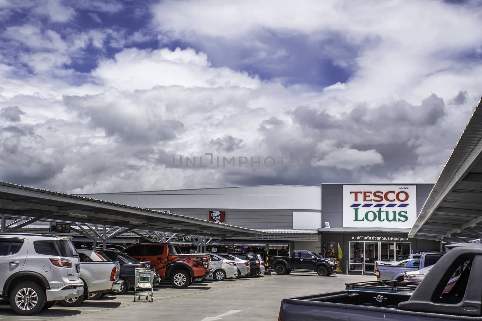 30 May 2019, Department store parking lot in Chom Thong District; Chiang Mai, Thailand. by TEERASAK