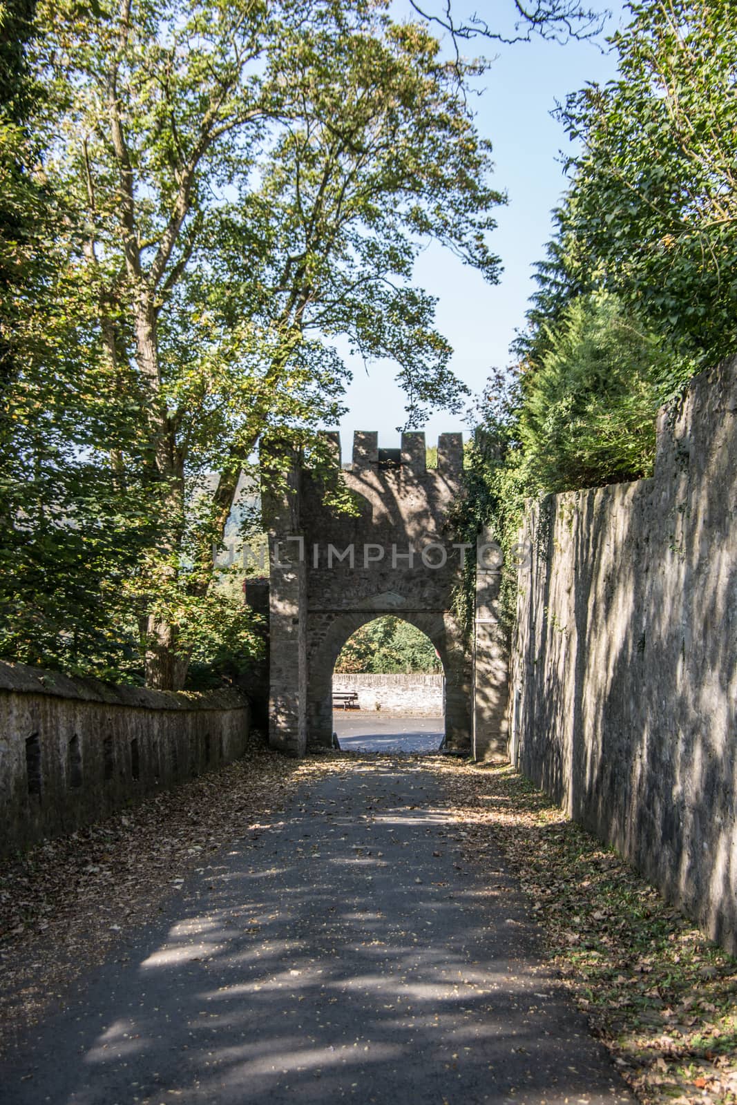 well-preserved fortress on the Lahn