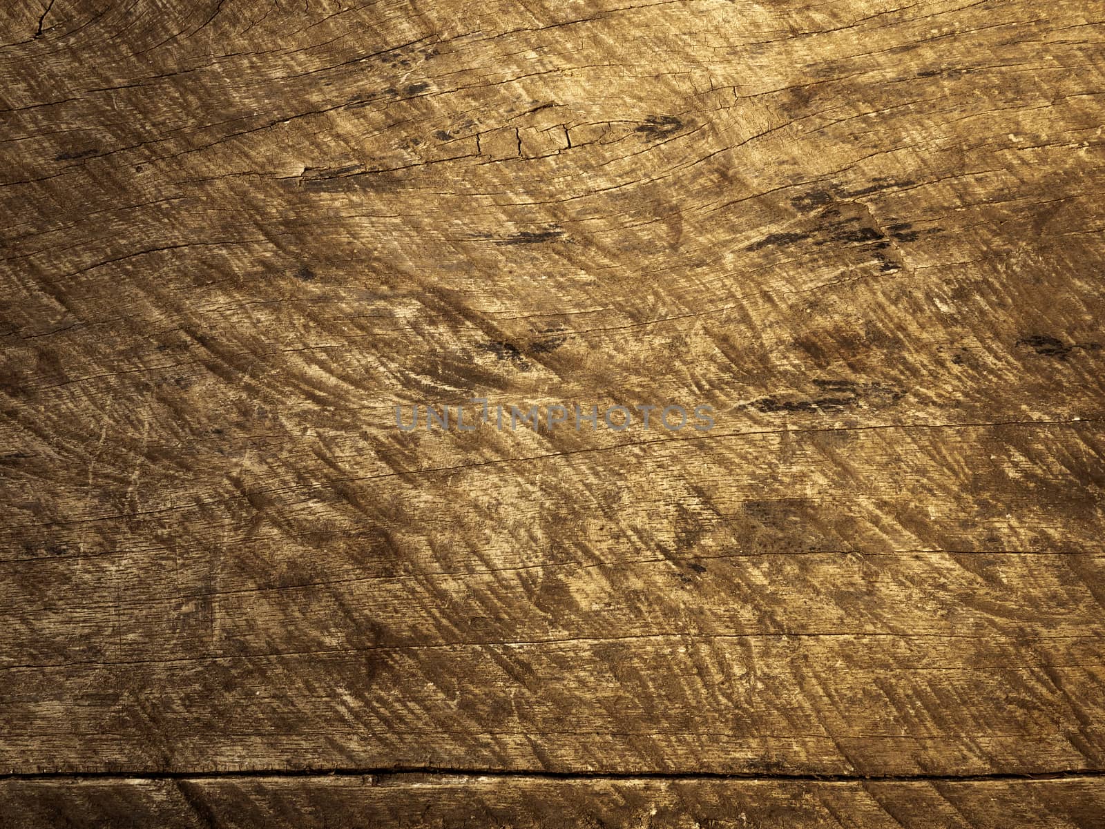 Old wood texture with natural patterns and crack, close up.