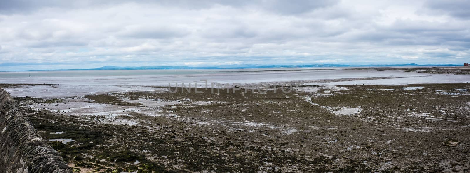 Morecambe Bay Estuary from Heysham Village UK