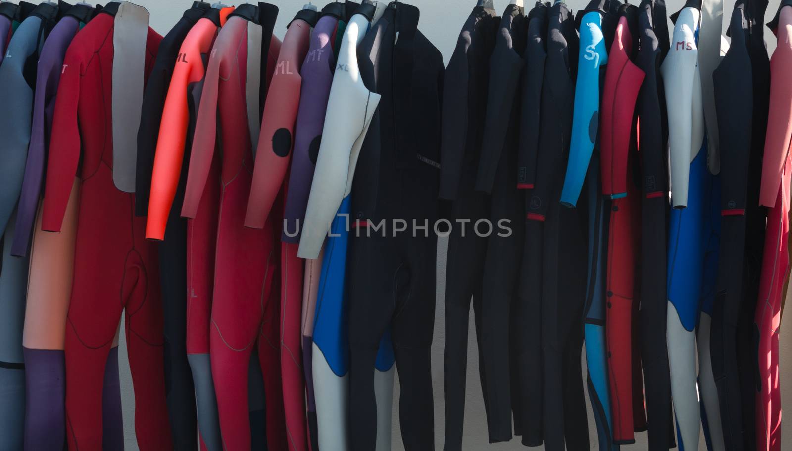 A Selection of Wetsuits - various colours