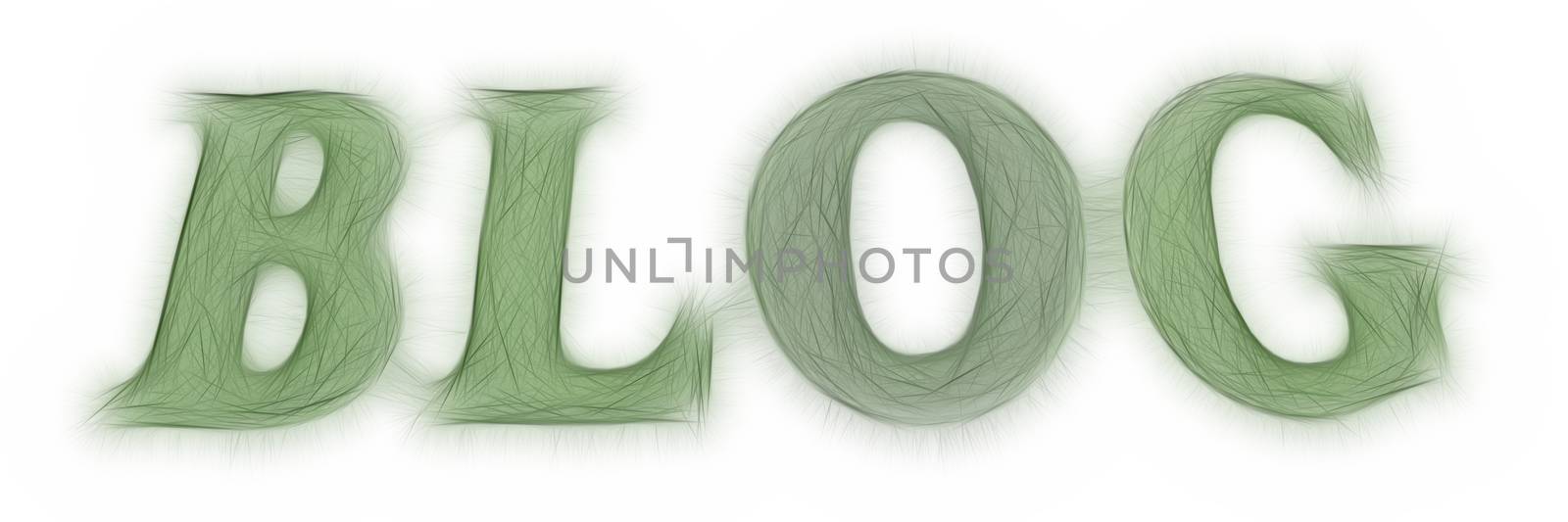 blog made from grass in 2d software