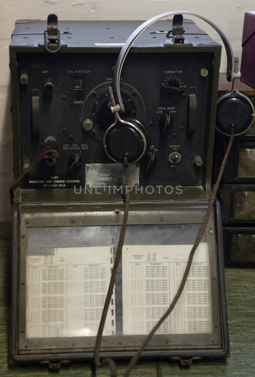 Radio transmitter from the second world war