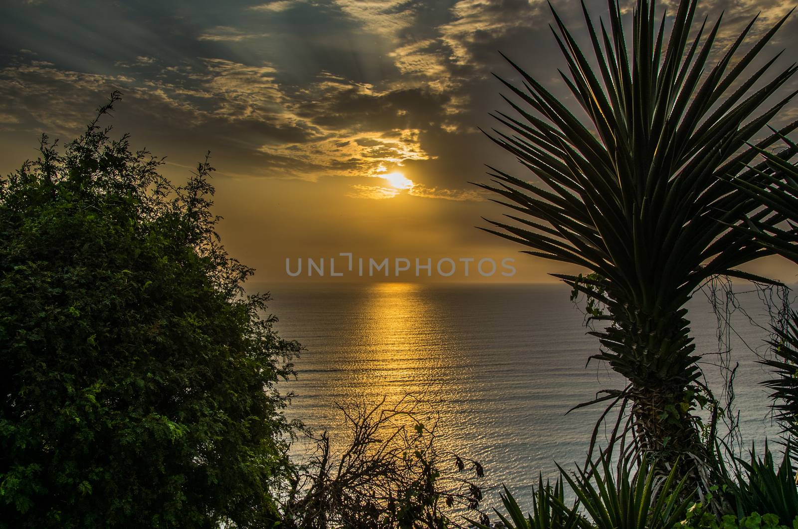 Sunset in Lima Peru