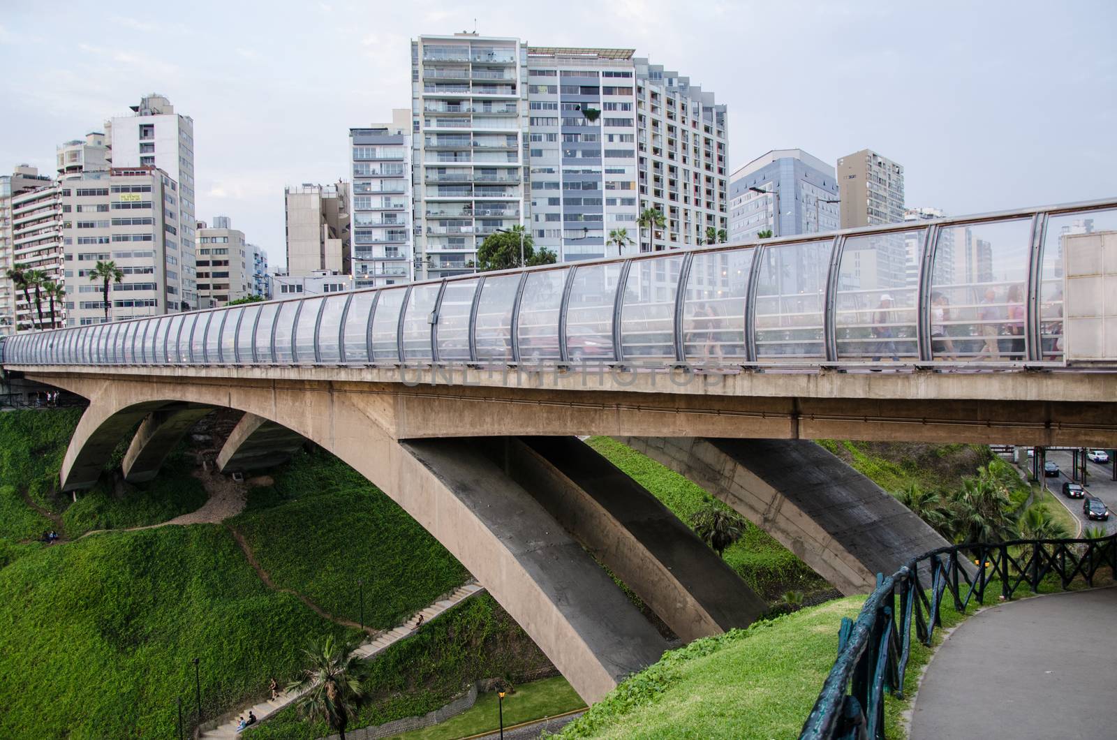 Bridge called Videna in Miraflores - Peru
