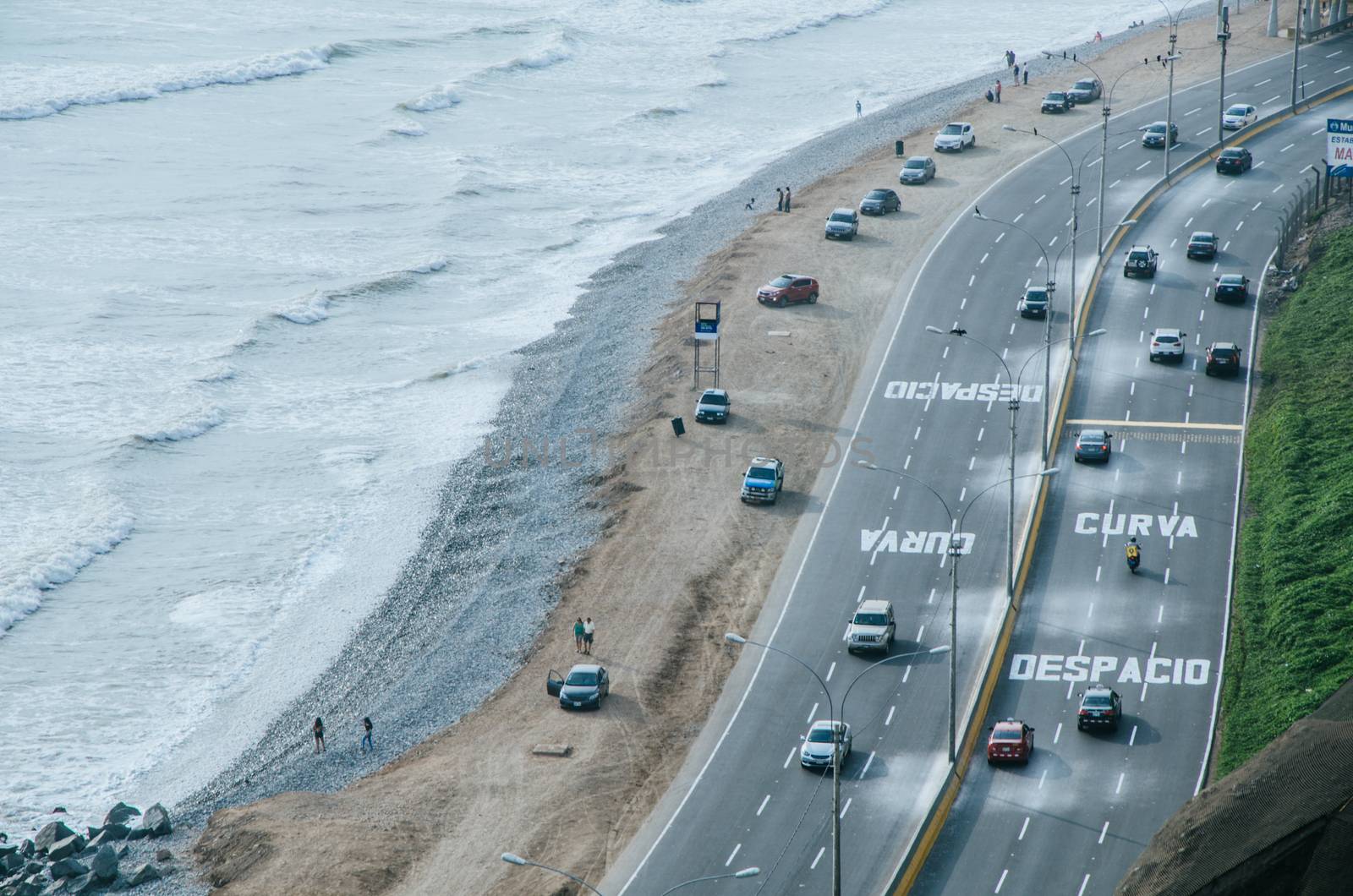 View from the Malecón de Miraflores, Lima - Peru
