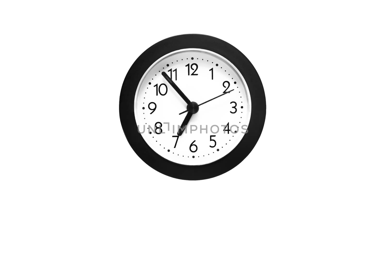 wall clock isolated on the white background. time concept
