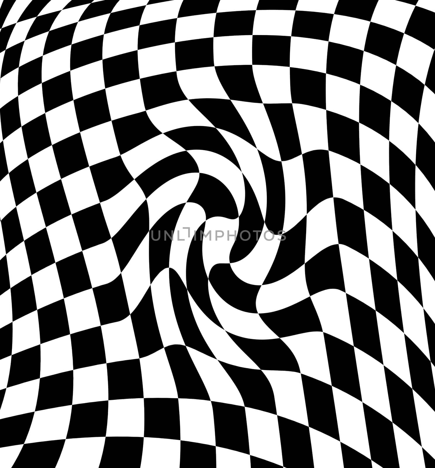 Black-white  checkered plane by vitanovski