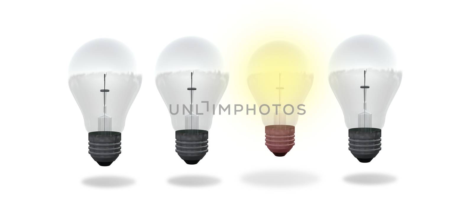 conceptual digital light bulb design by vitanovski