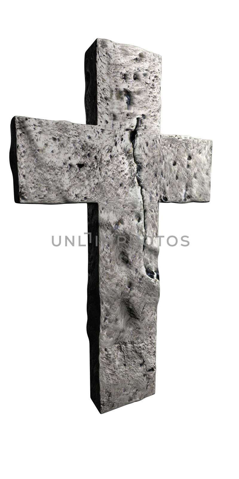 Cross made from stone by vitanovski