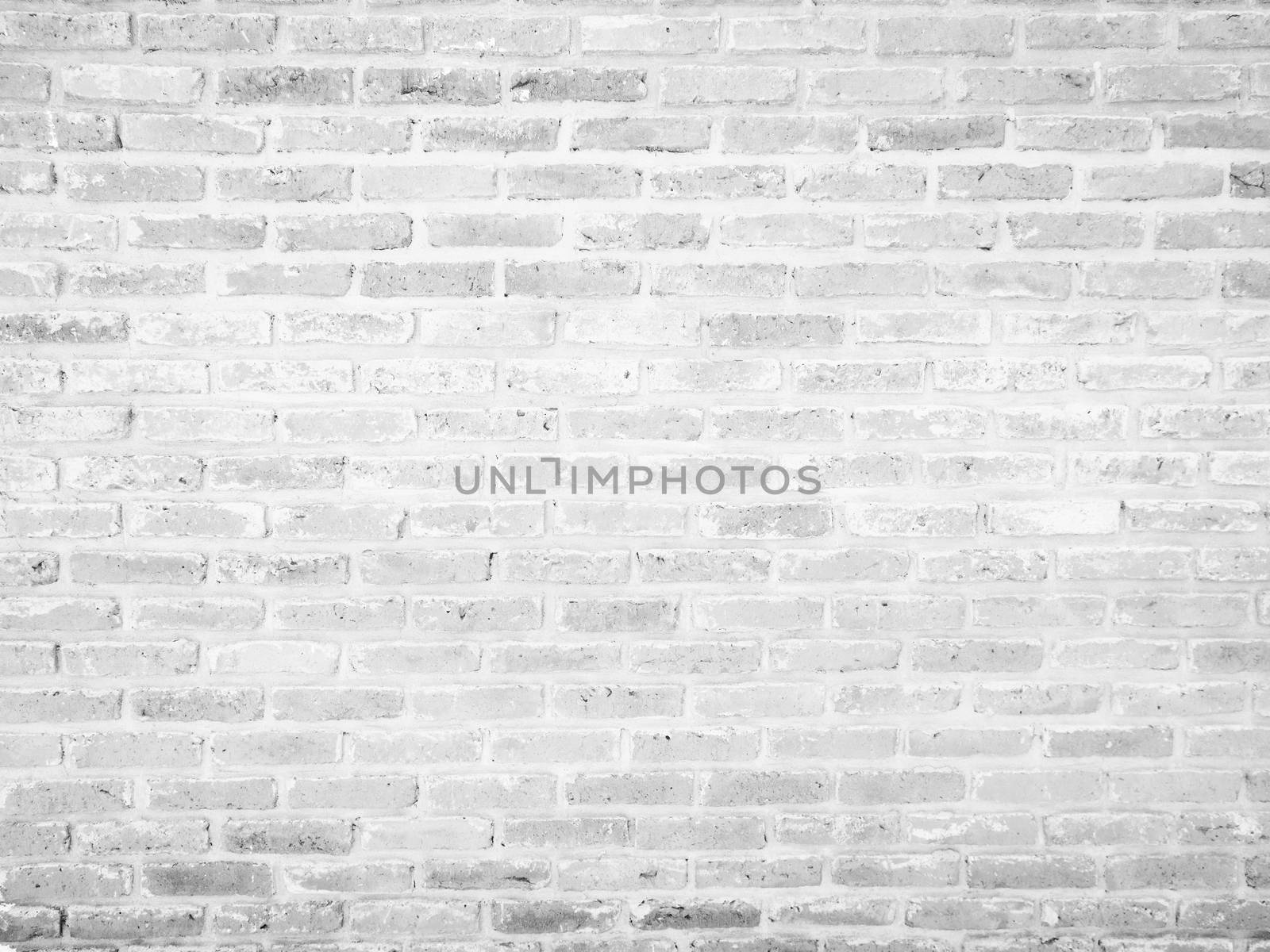 Abstract white brick texture background  : empty interior room with copy space for creative studio backdrop project. by asiandelight