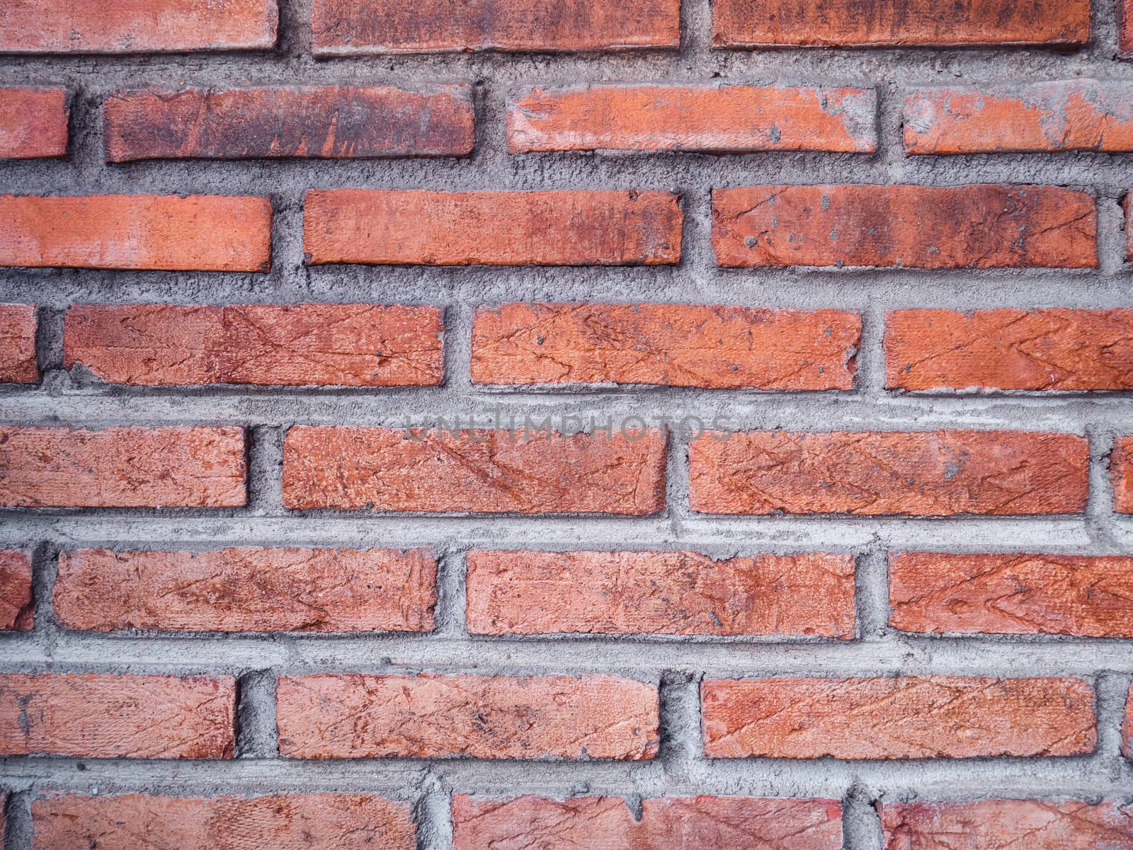 old red brick wall texture background