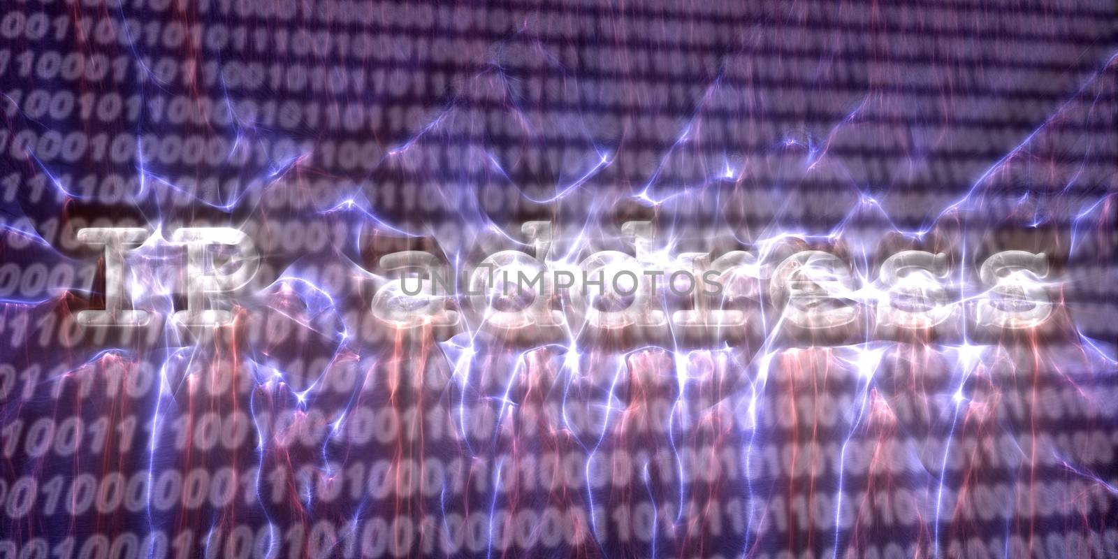 Banner of internet security buzzword text done with kirlian aura by MP_foto71