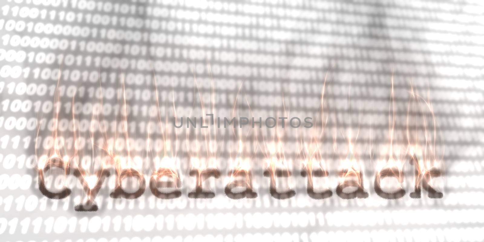 Banner of internet security buzzword text done with kirlian aura by MP_foto71