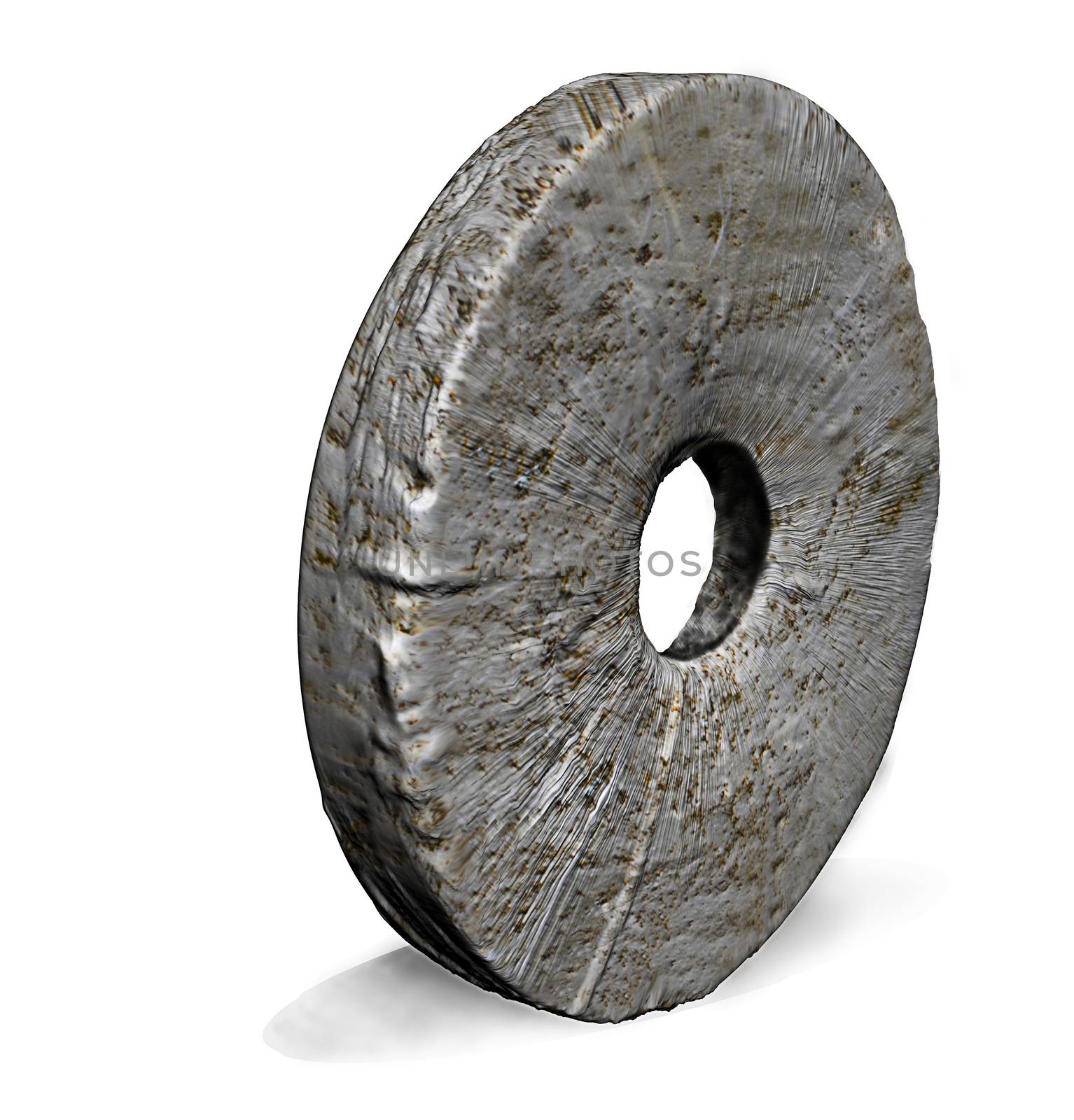 Stone Wheel made in 3d software