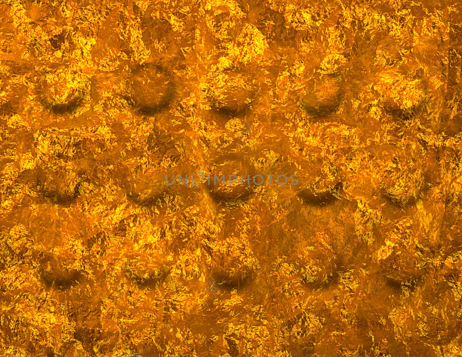 A wall painted of gold, realistic gold texture.