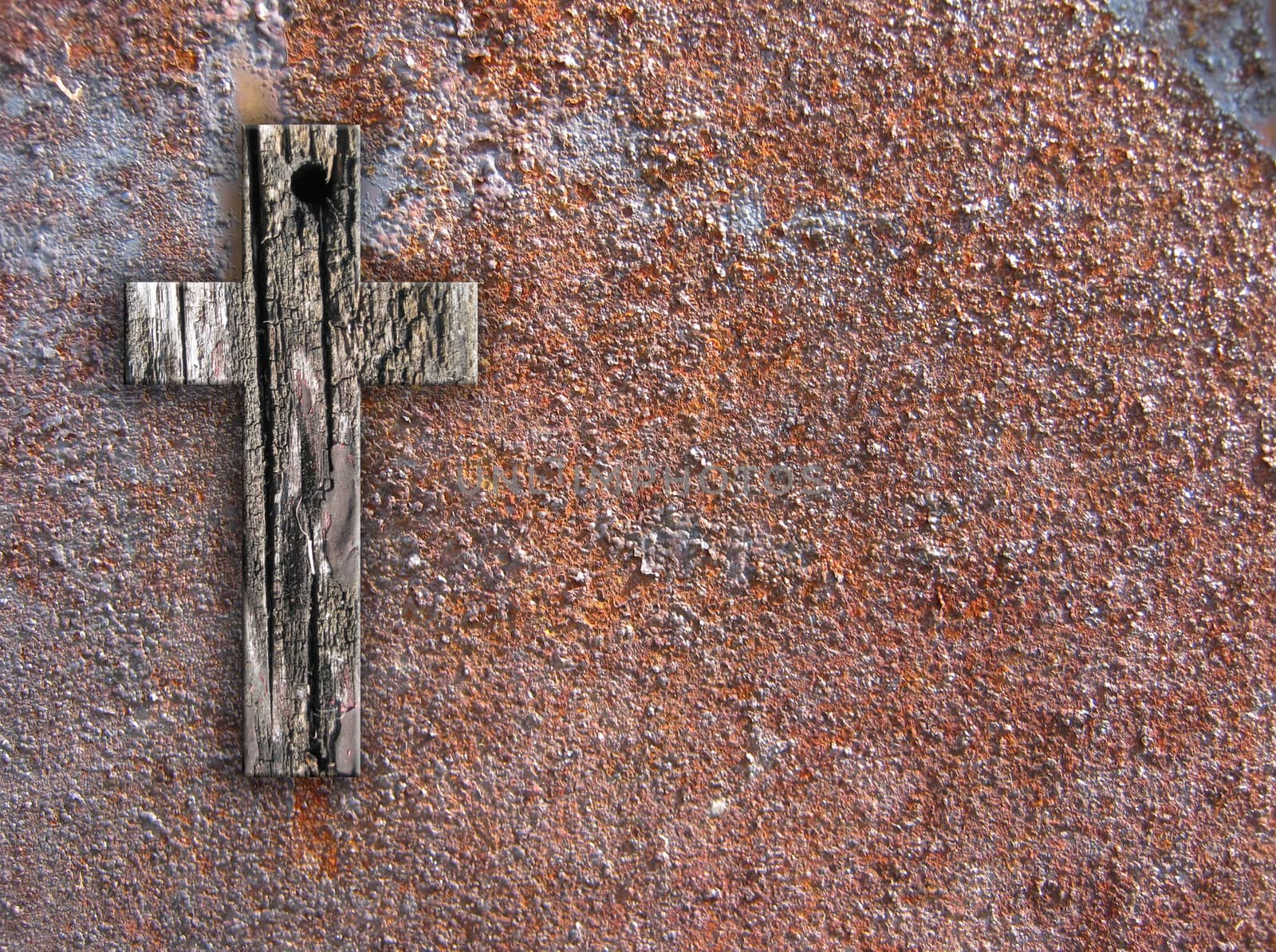 Cross on the wall by vitanovski