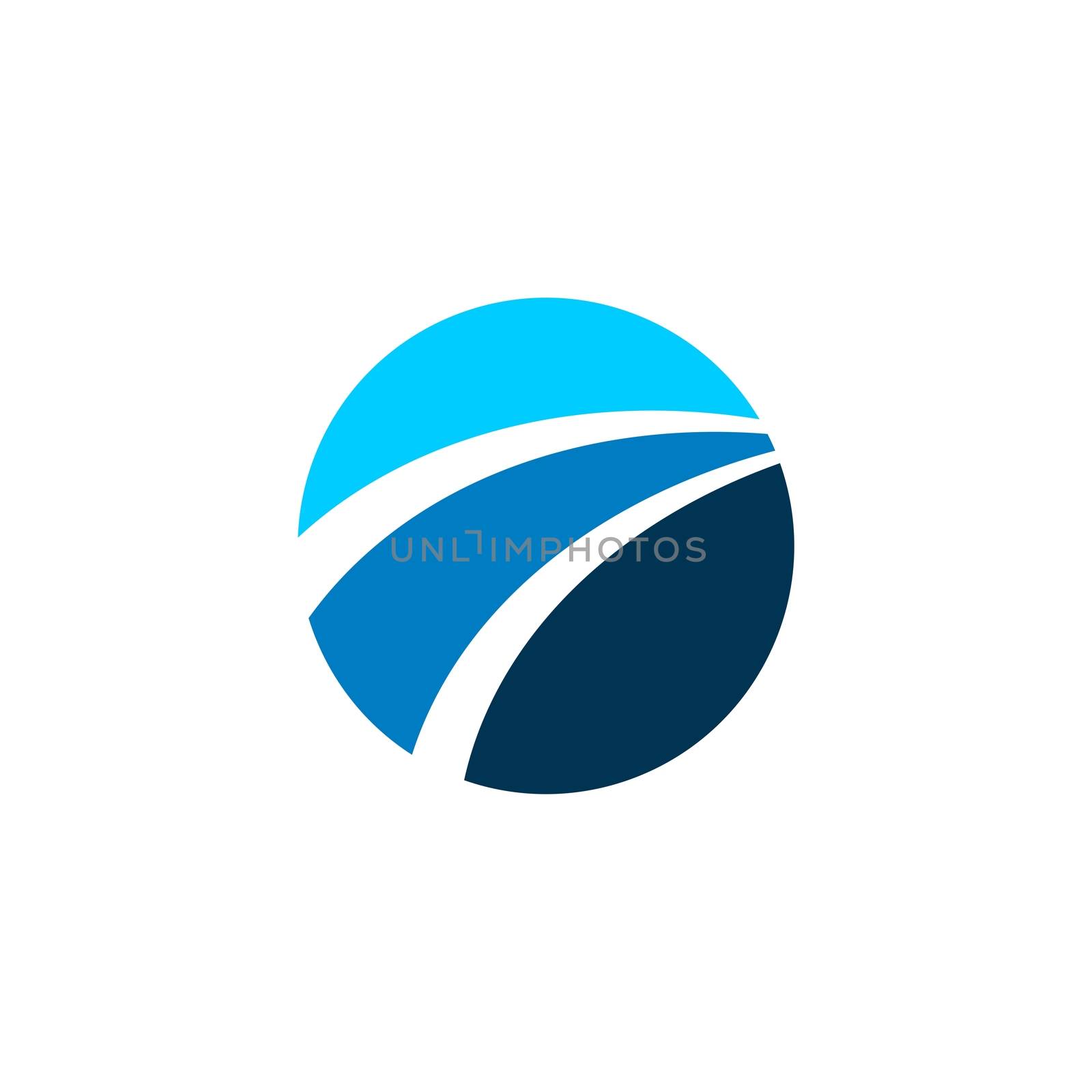 Colorful Circle Swoosh Logo Template Illustration Design. Vector EPS 10. by soponyono1