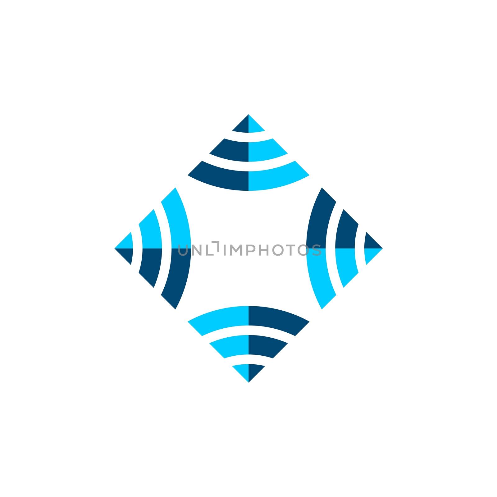 Ornamental Diamond vector Logo Template Illustration Design. Vector EPS 10.