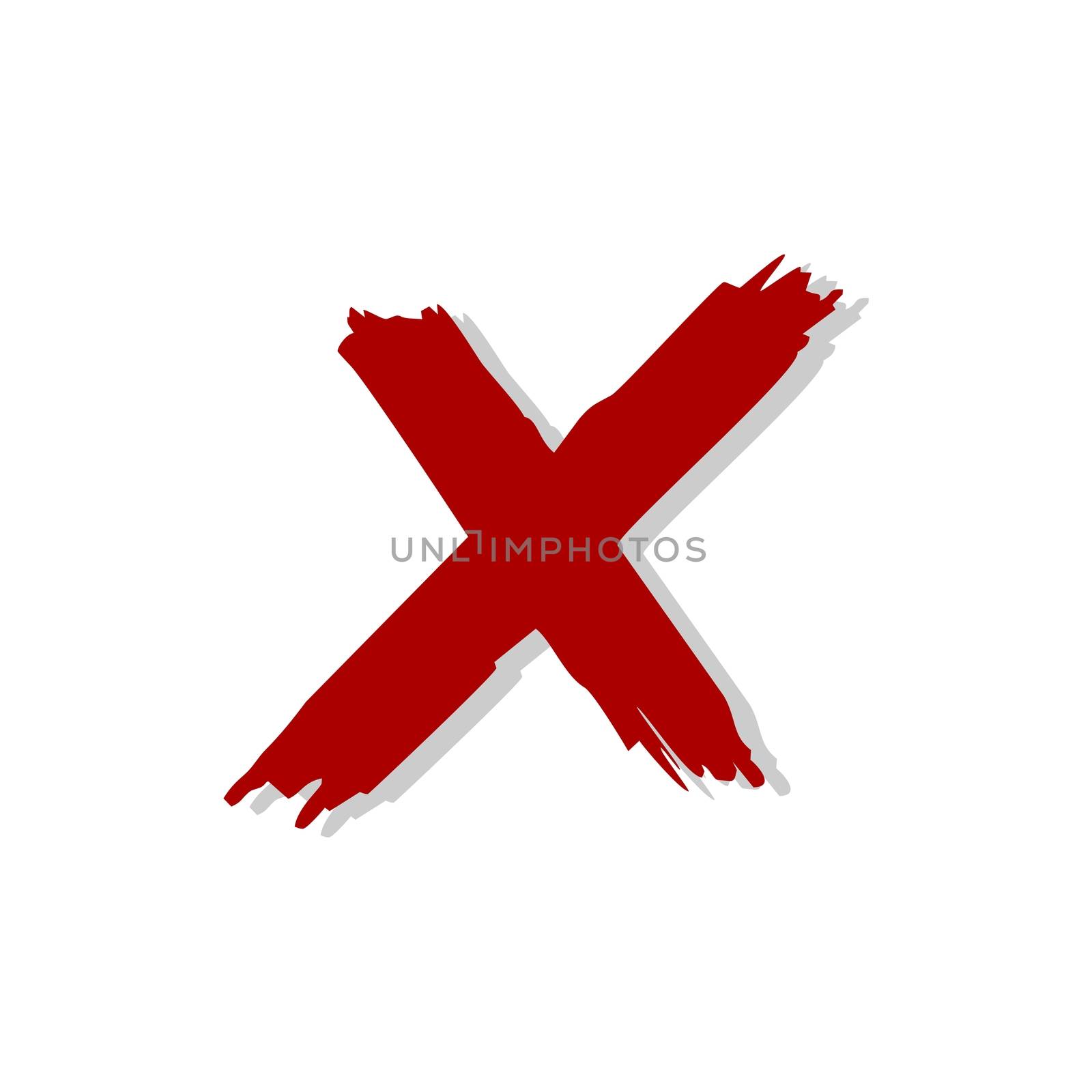 Red X Letter Logo Template Illustration Design. Vector EPS 10.