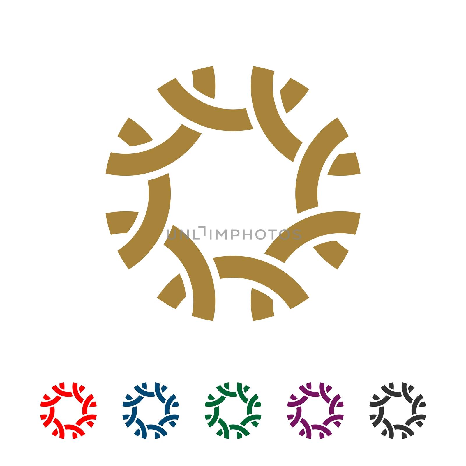 Ornamental Flower for Fashion Logo Template Illustration Design. Vector EPS 10. by soponyono1