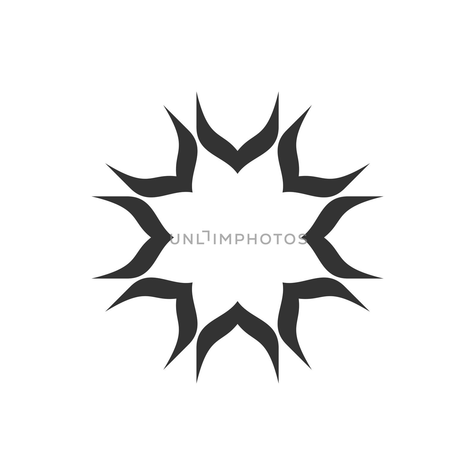 Black Star Decorative Logo Template Illustration Design. Vector EPS 10. by soponyono1