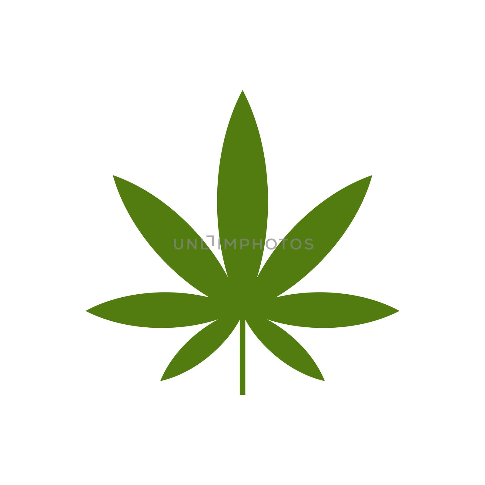 Green Marijuana Leaf Logo Template Illustration Design. Vector EPS 10.