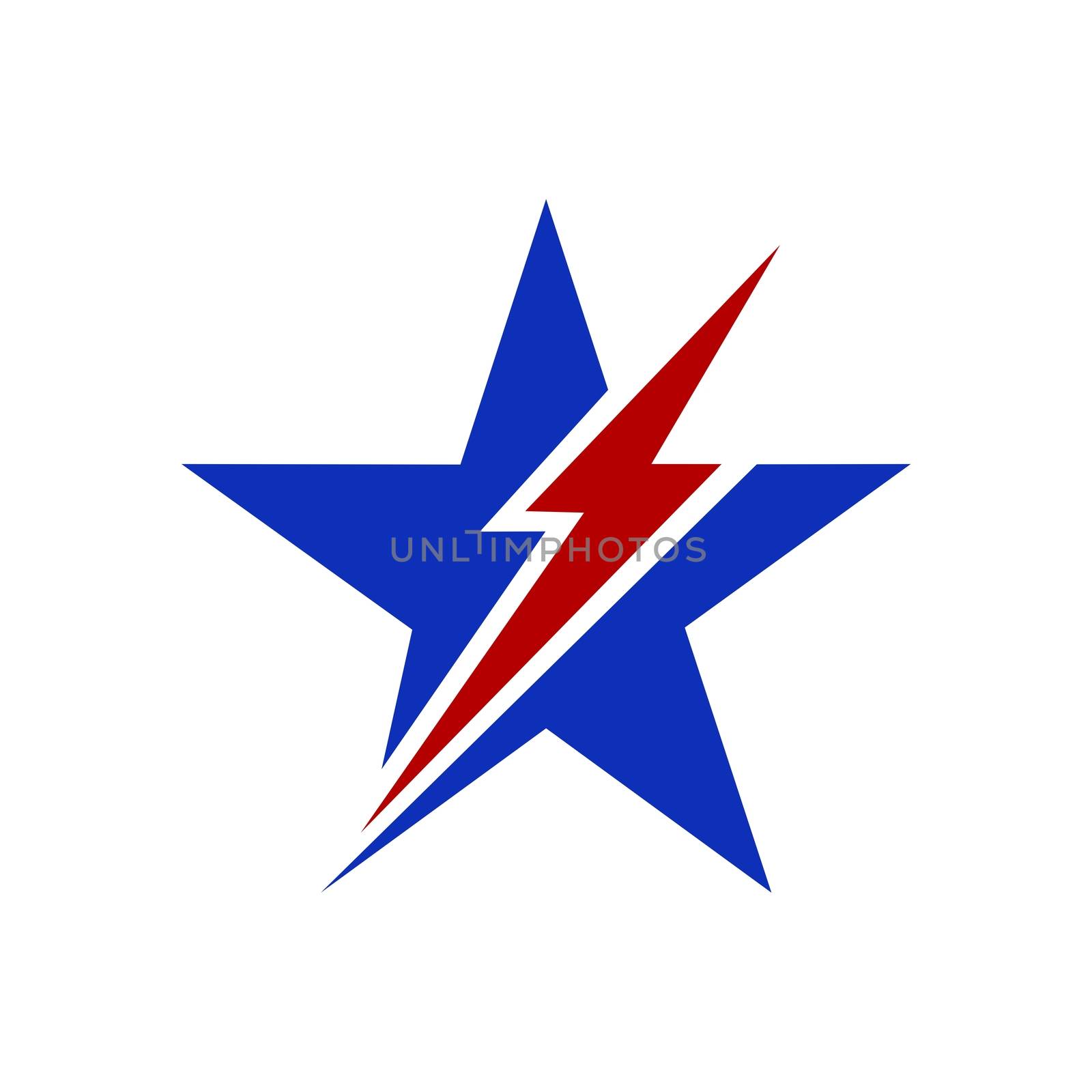US Star vector Logo Template Illustration Design. Vector EPS 10. by soponyono1
