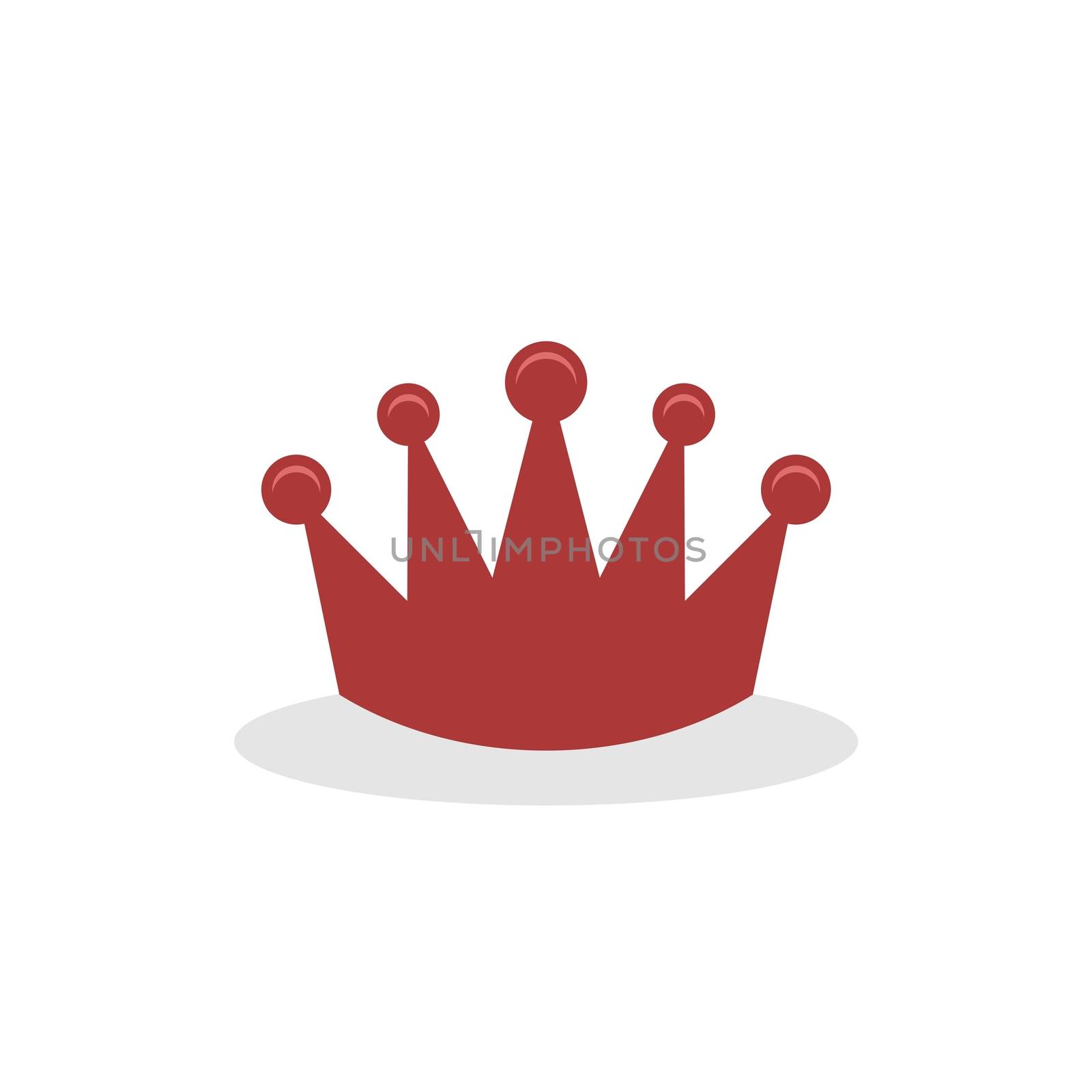 Simple Crown Logo Template Illustration Design. Vector EPS 10. by soponyono1