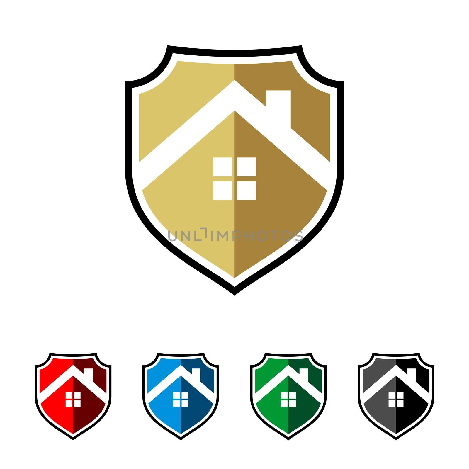 House Shield vector Logo Template Illustration Design. Vector EPS 10.