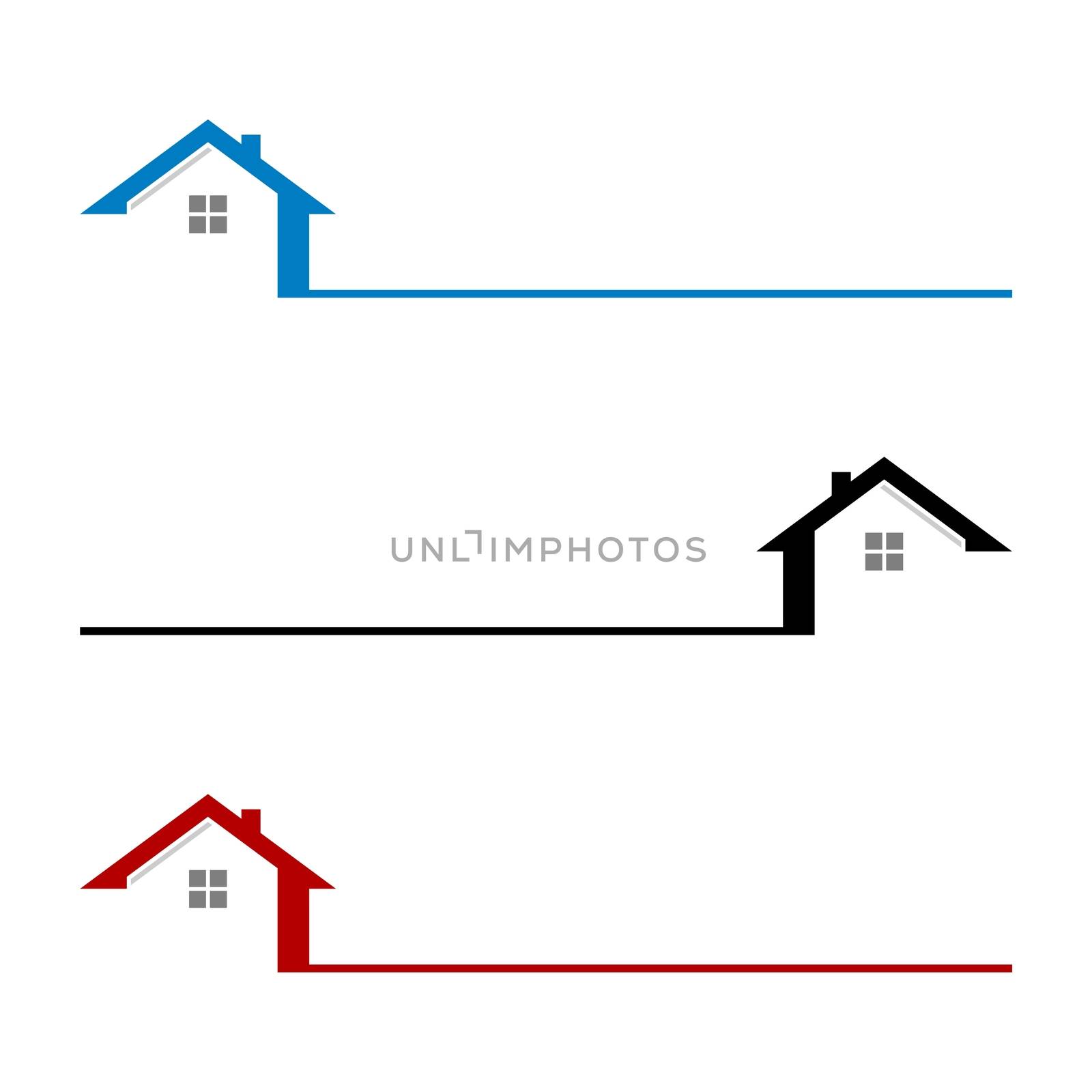 Home Line vector Logo Template Illustration Design. Vector EPS 10. by soponyono1