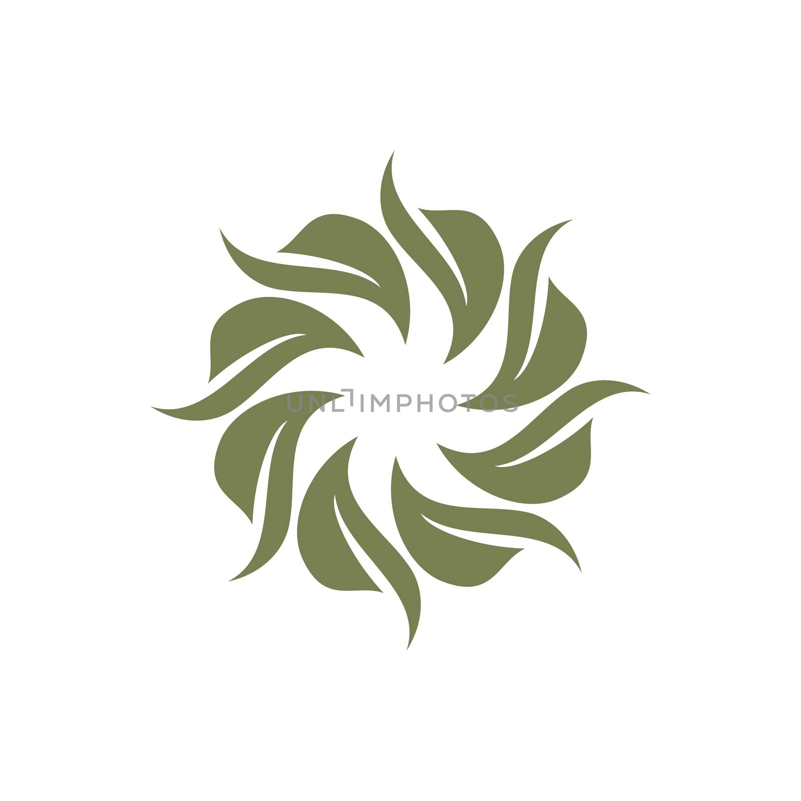 Ornamental Flower for Spa Logo Template Illustration Design. Vector EPS 10. by soponyono1