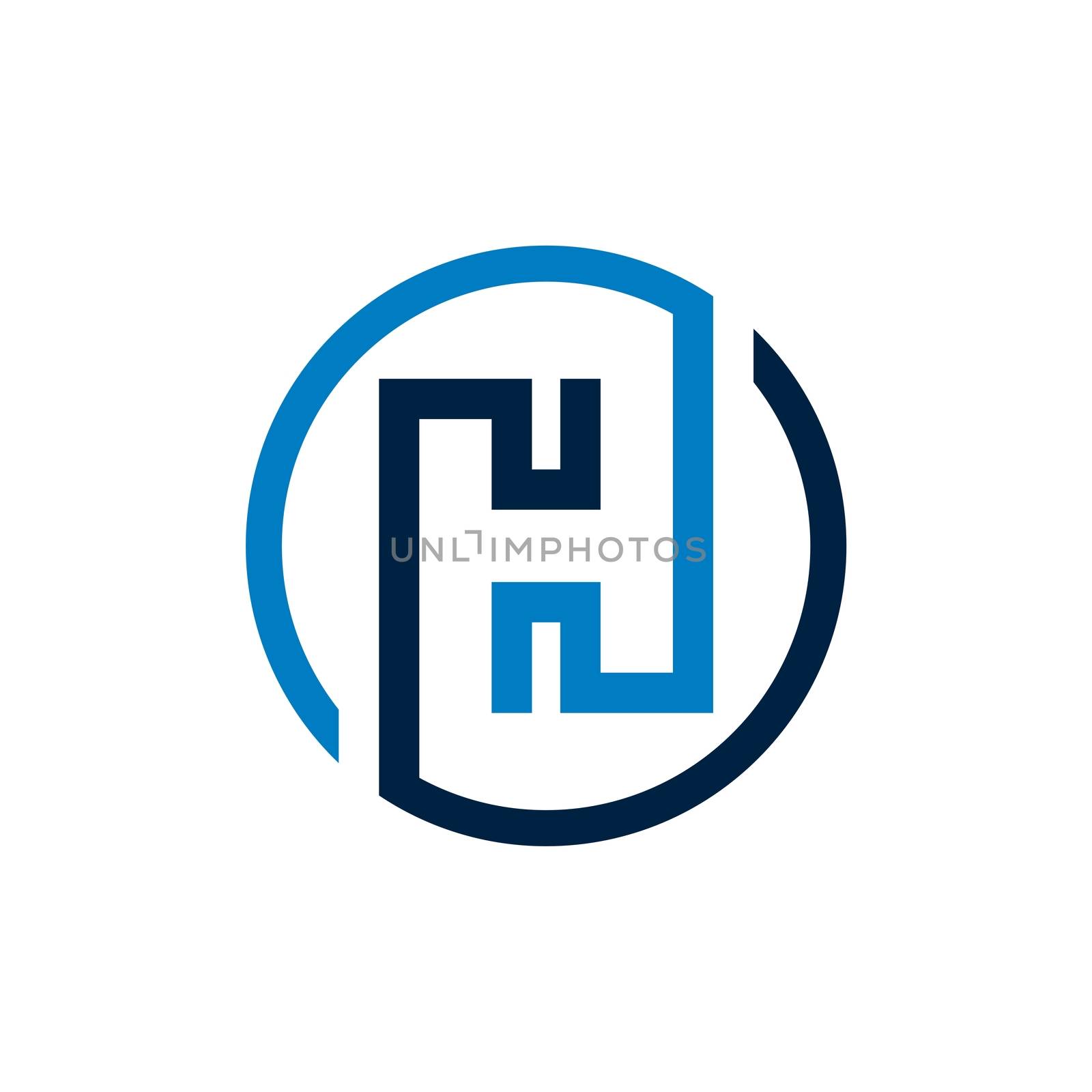 H Letter vector Logo Template Illustration Design Illustration Design. Vector EPS 10.