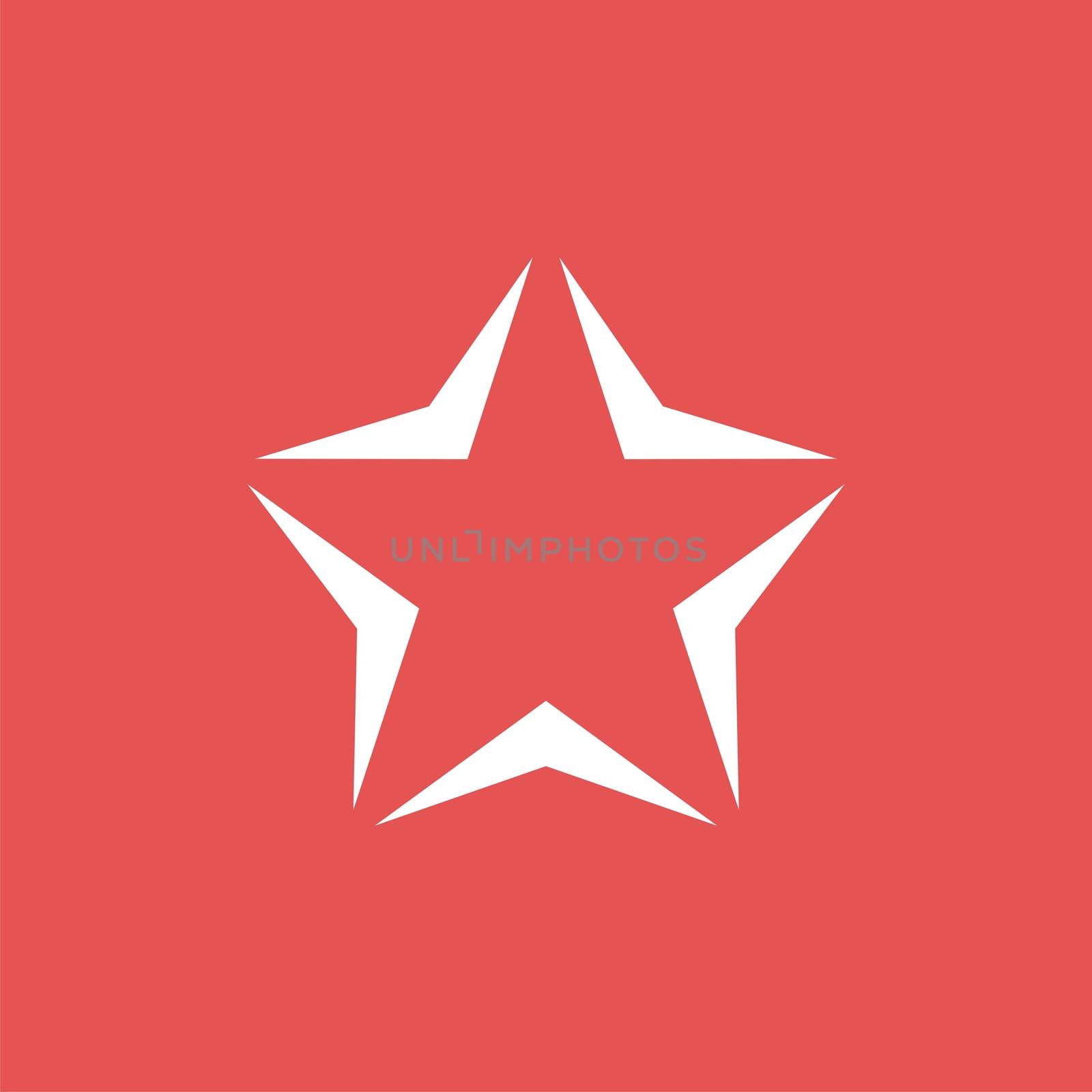 Monochrome Star vector Logo Template Illustration Design. Vector EPS 10.