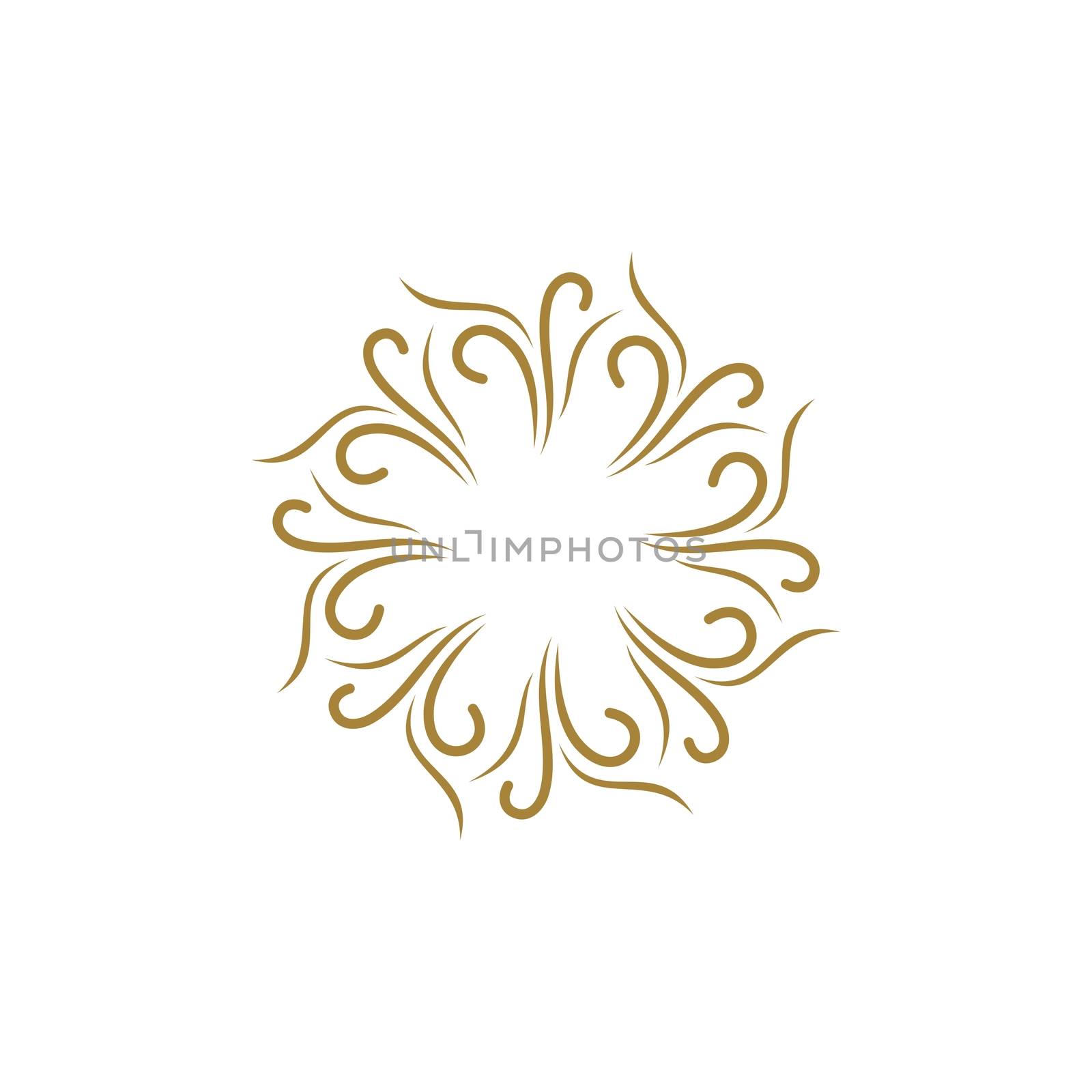 Ornamental Flower Logo Template Illustration Design. Vector EPS 10. by soponyono1