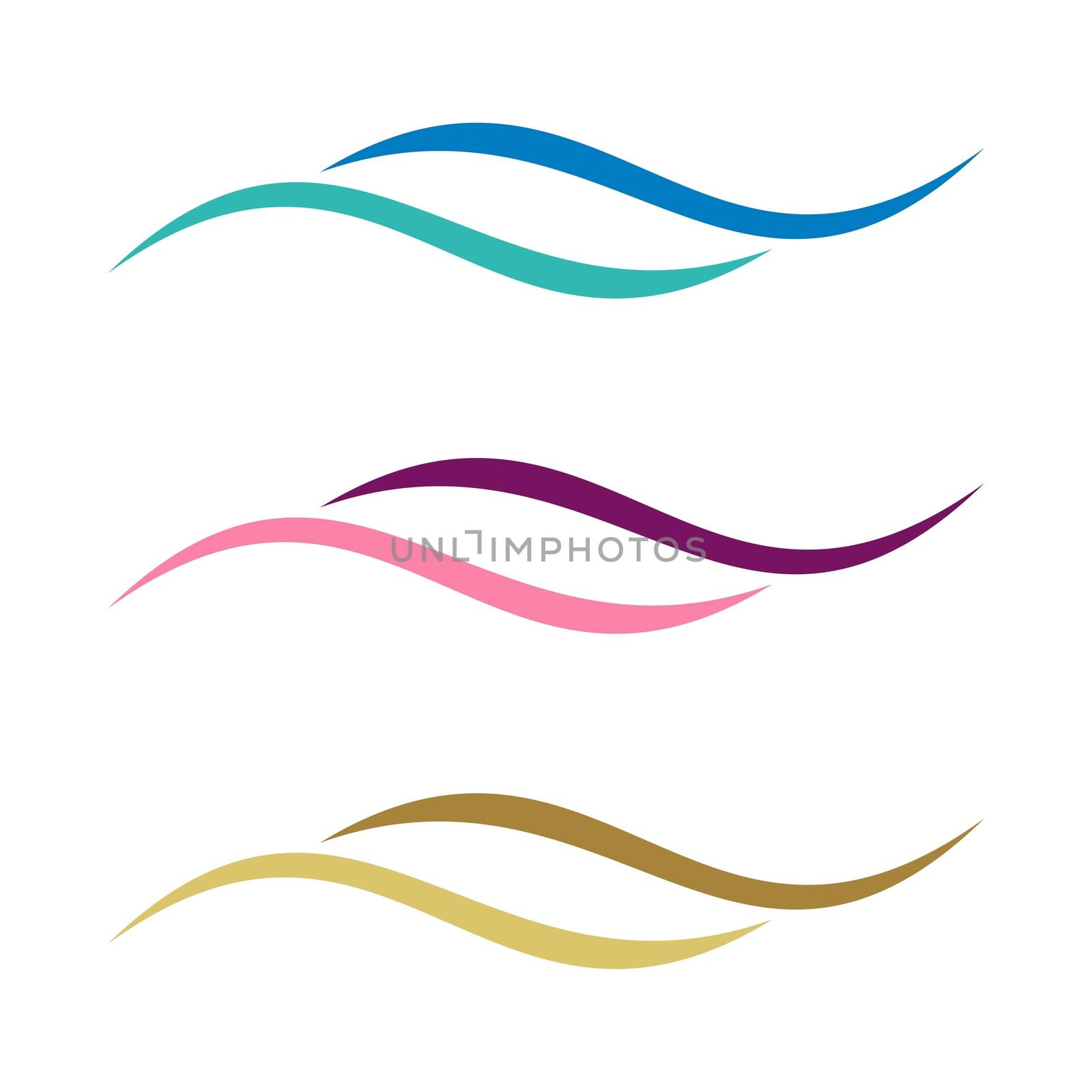 Ornamental Wave vector Logo Template Illustration Design. Vector EPS 10. by soponyono1