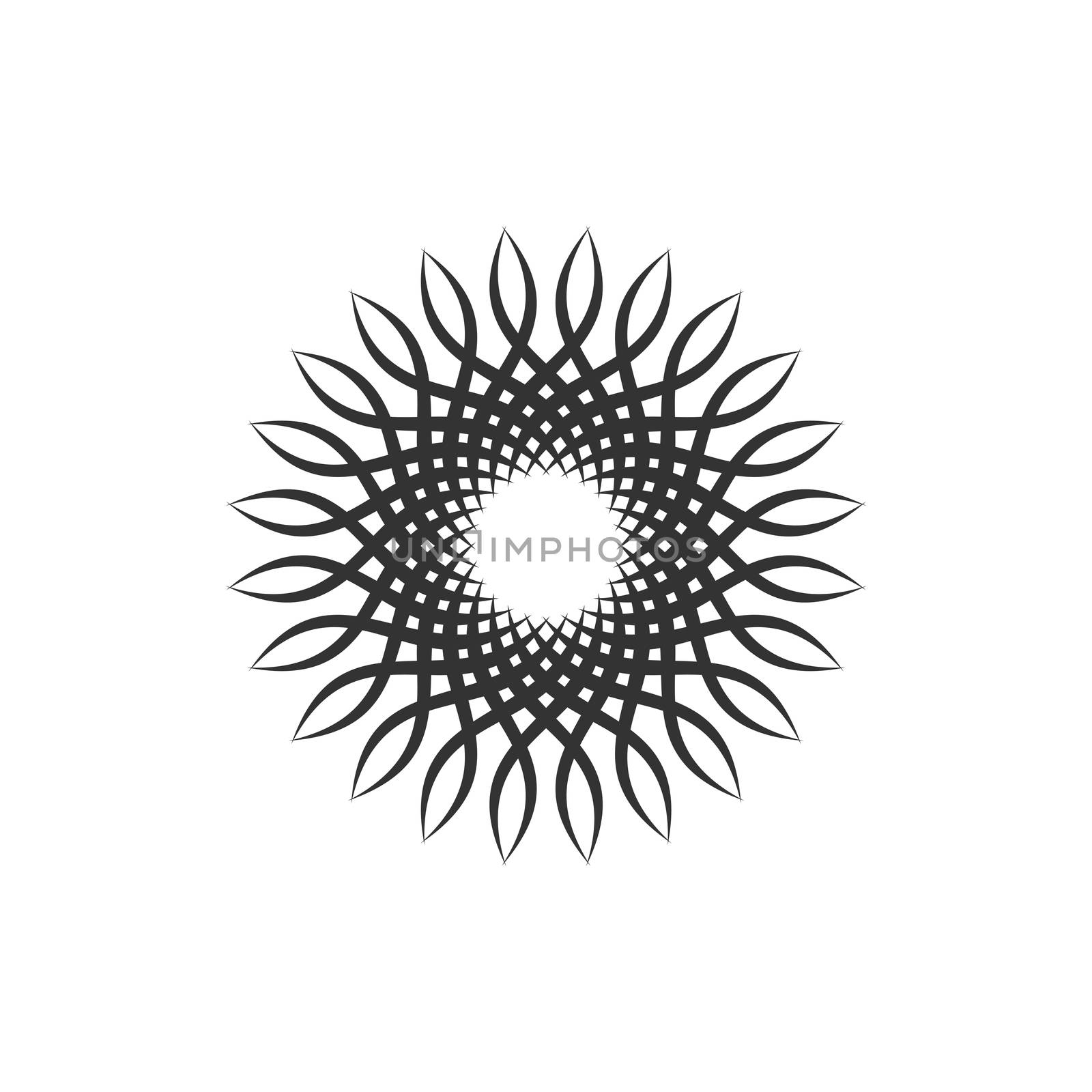 Ornamental Flower vector Logo Template Illustration Design. Vector EPS 10.
